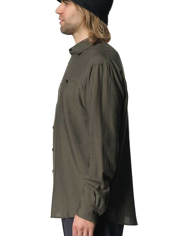 Men's Tree Longsleeve Shirt #Dawn Green [860008]｜HOUDINI