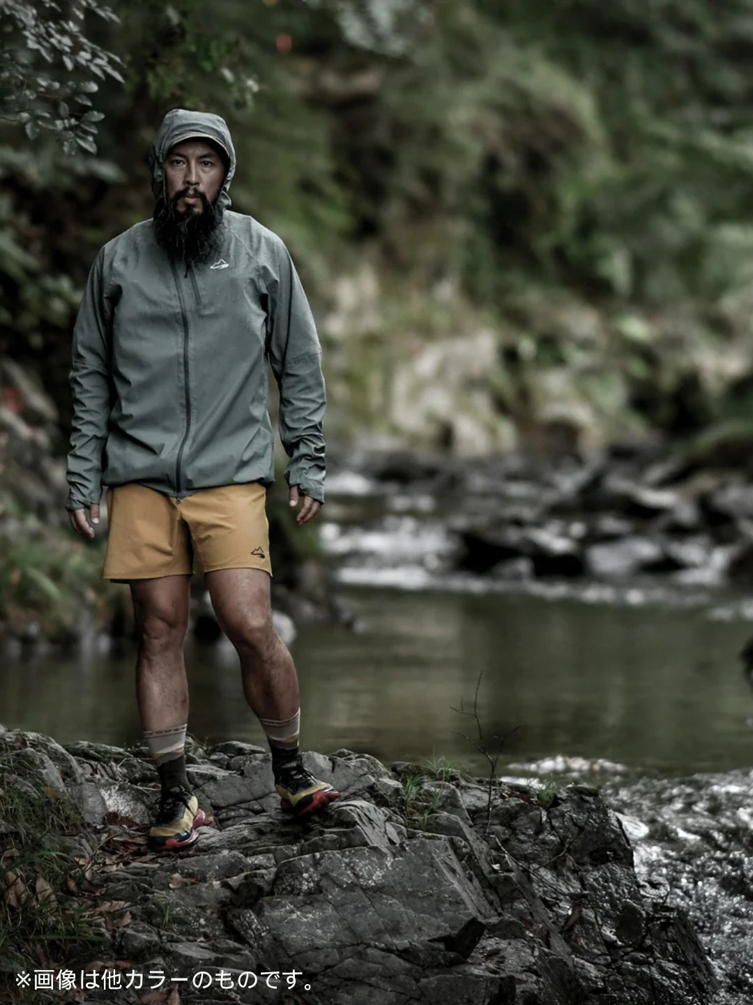 Up-Swing Rain Hoody #キャラメルブラウン [MSRH-003]｜milestone
