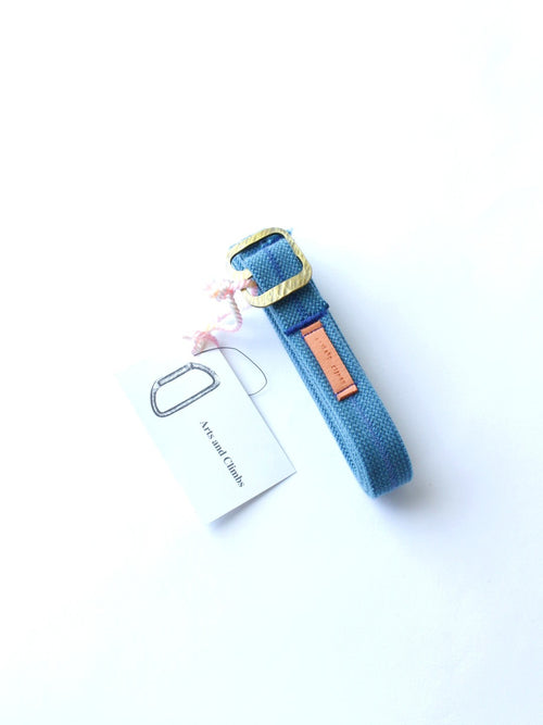 Rope belt(真鍮） #Blue｜Arts and Climbs