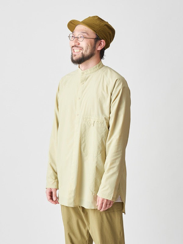 軽くて涼しいロングシャツ #アオシロツルバミ [021070]｜AXESQUIN【Outlet_30】