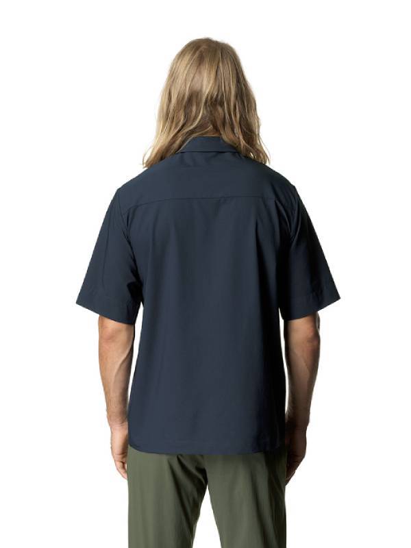 Men's Cosmo Shirt #blue illusion [238724]｜HOUDINI