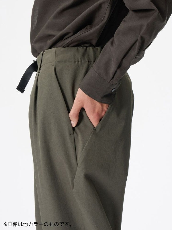 One Tuck Tapered Stretch Pants #BK [GL75177]｜GOLDWIN
