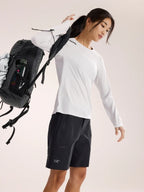 Women's Taema Crew LS #Atmos Heather [L08487800]｜ARC'TERYX