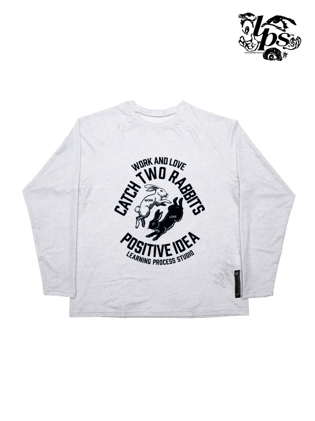 LPS Two rabbits active long sleeve #WHITE [13494461503]｜LPS