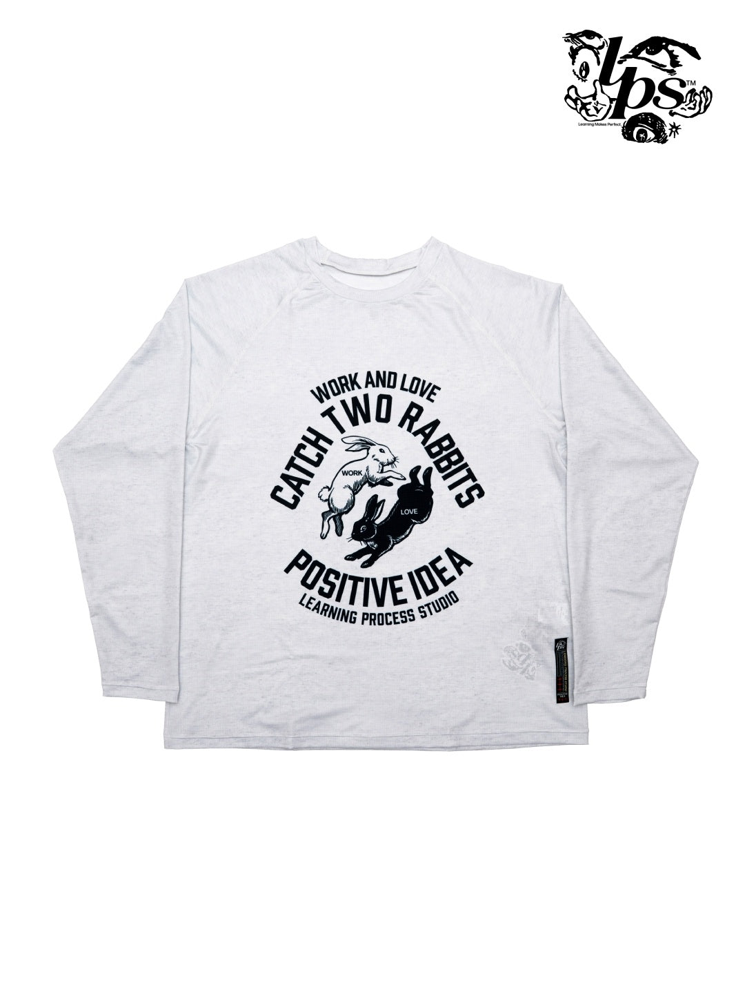 LPS Two rabbits active long sleeve #WHITE [13494461503]｜LPS