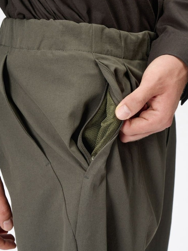 One Tuck Tapered Stretch Pants #DV [GL75177]｜GOLDWIN
