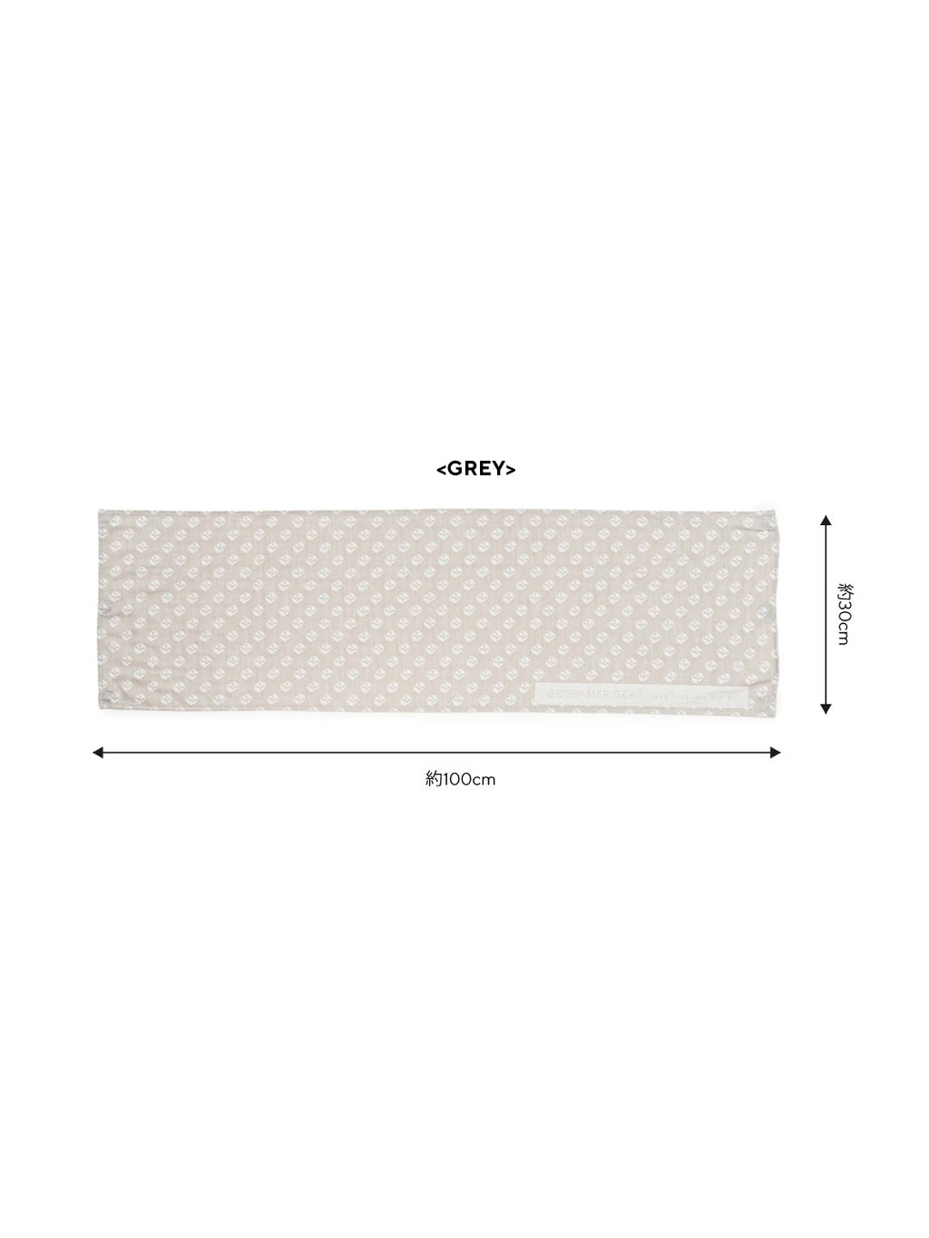 GG VERSATILE TENUGUI #GREY [GSCU1061-011]｜GOSSAMER GEAR