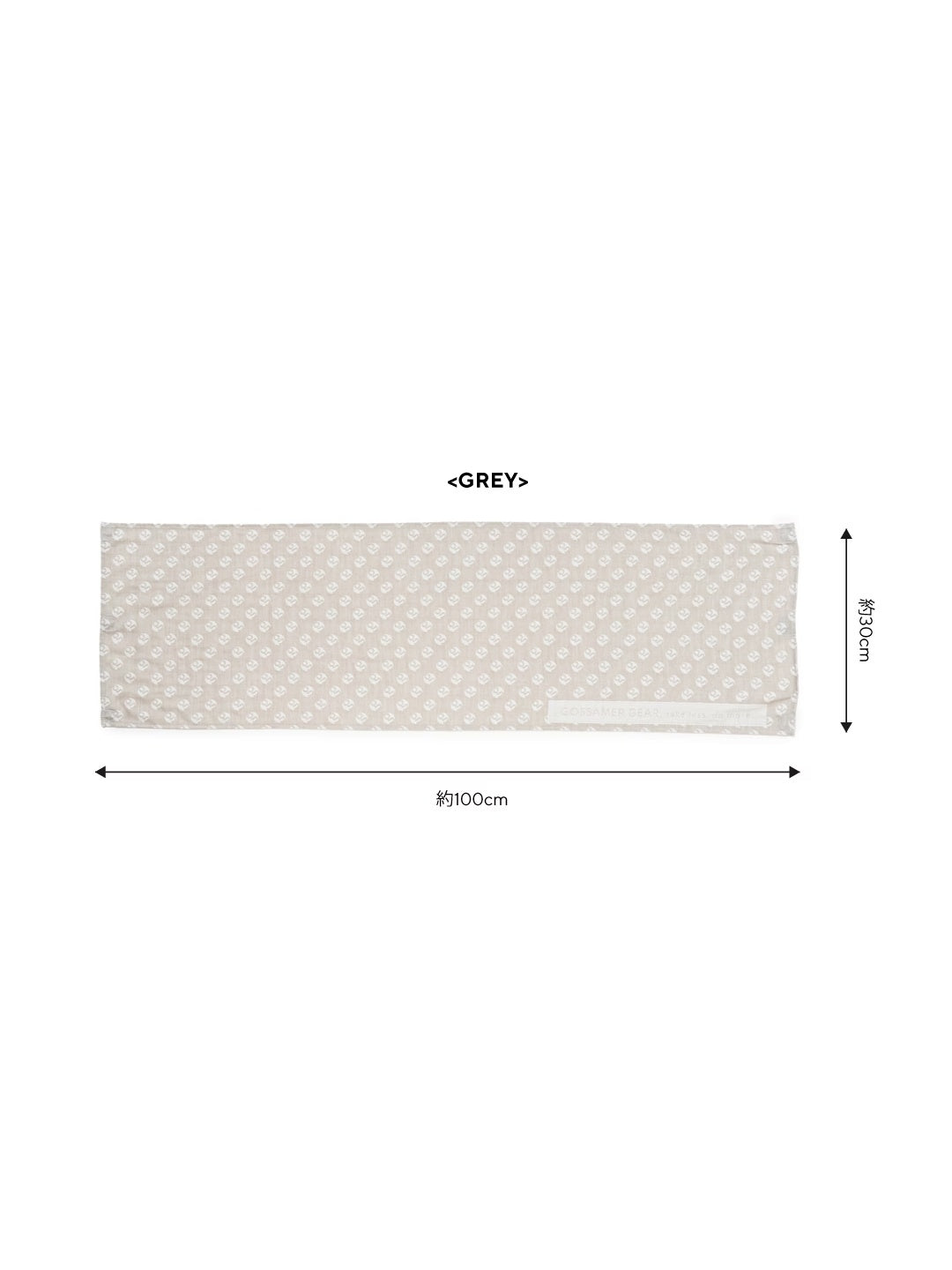 GG VERSATILE TENUGUI #GREY [GSCU1061-011]｜GOSSAMER GEAR