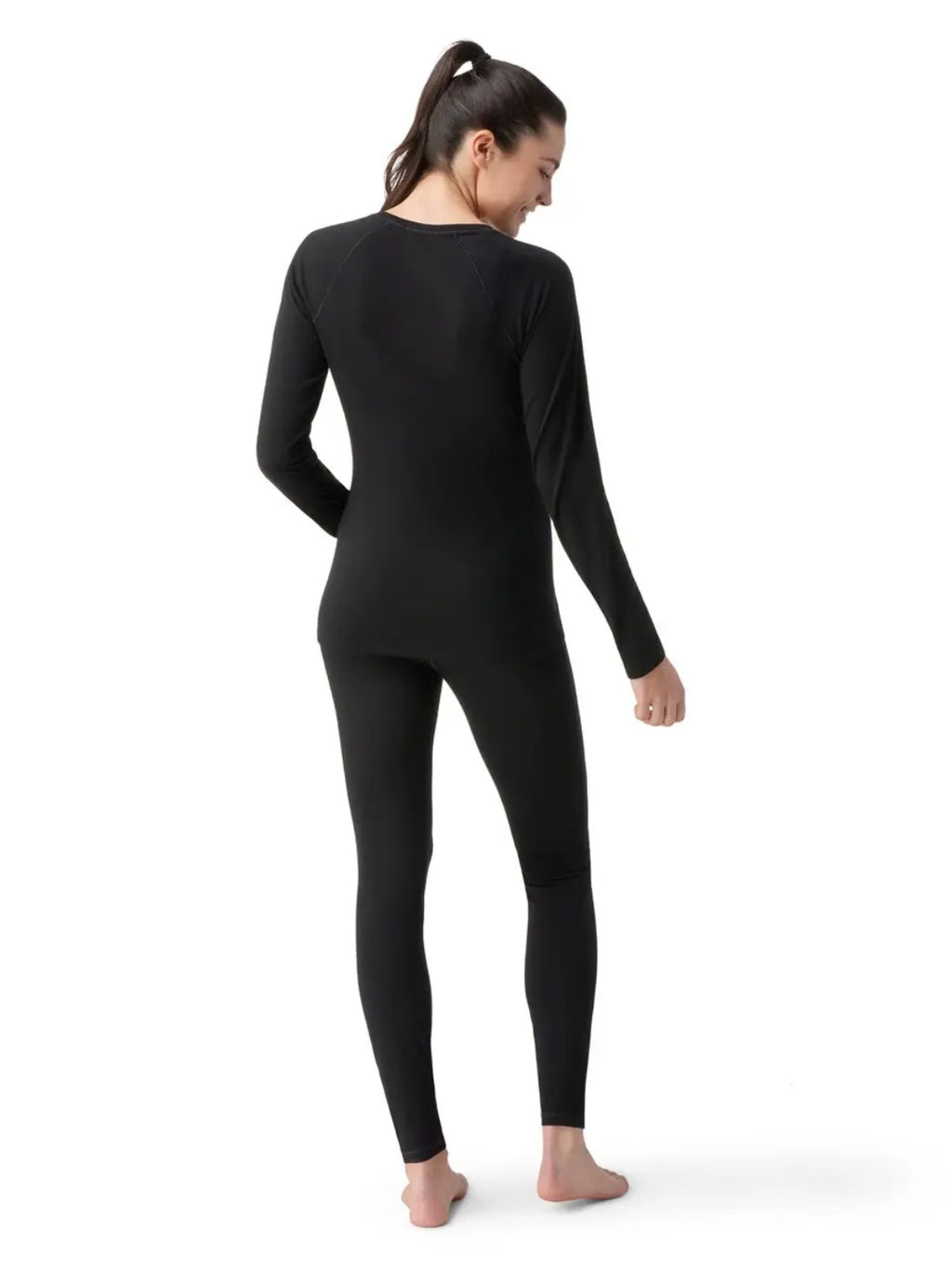【Women】ウィメンズ クラシックオールシーズンメリノベースレイヤー ロングスリーブ #ブラック [SW61211006004]｜Smartwool