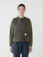 【Women】air fleece vest #l.khaki [6241020]｜and wander