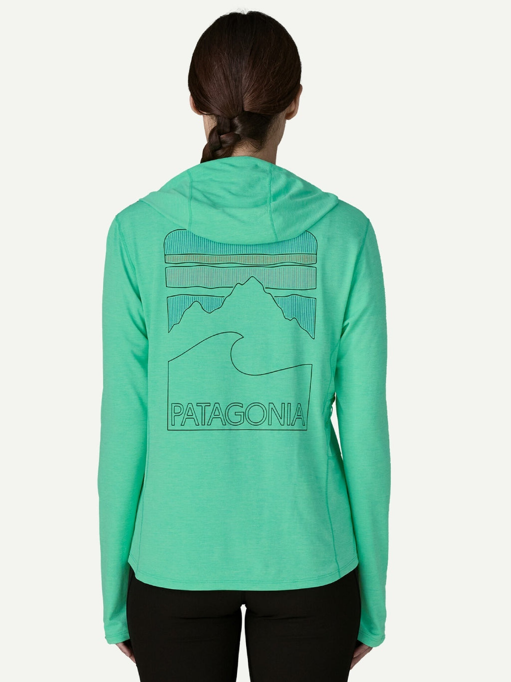 Women's Cap Cool Sun Hoody - Peak Visions #AQTX [44940]｜patagonia