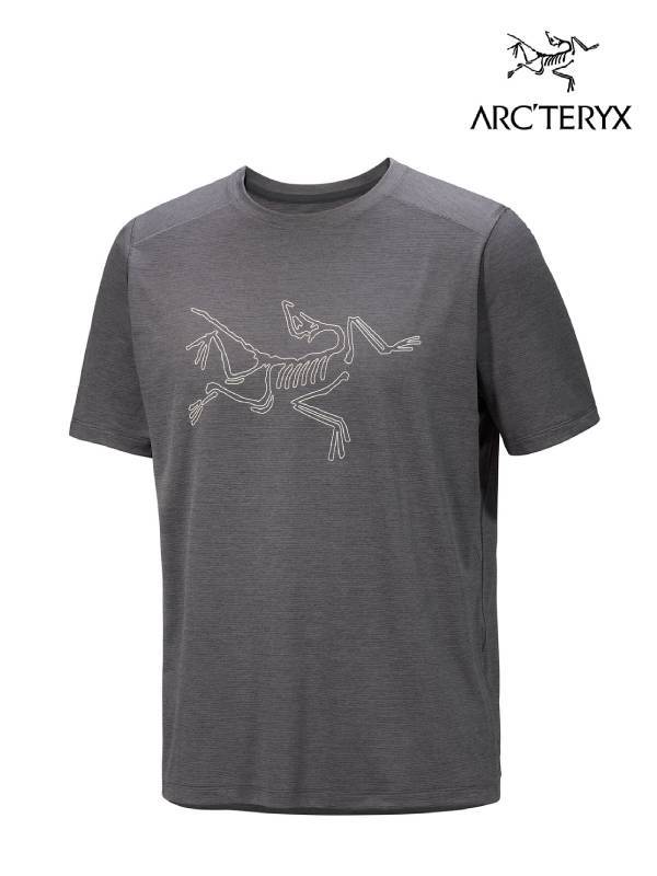 Cormac Logo SS M #Black Heather [X00000972601]｜ARC'TERYX