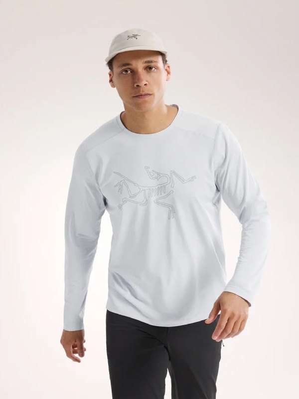 Cormac Logo LS M #Solitude Heather / Void [X00000845205]｜ARC'TERYX