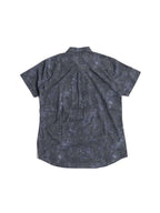 TRIPLE CROWN ZIP DOWN SHORT SLEEVE #ABSTRACT BLACK TOPO [TC’BD-USS]｜Jolly Gear