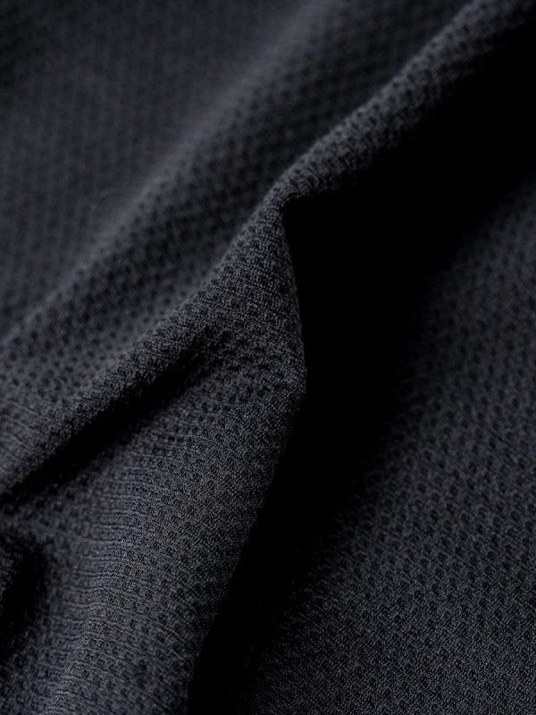 WOOL MESH T-SHIRT #Black [hu-10010]｜HERENESS