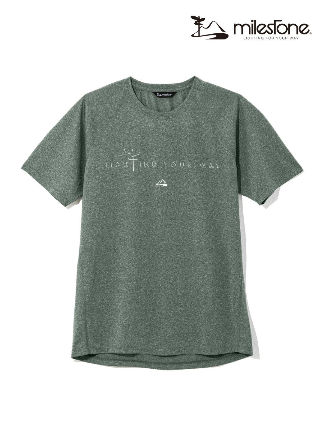Doo-Bop T-shirt #チャコールグリーン [MSRH-002]｜milestone