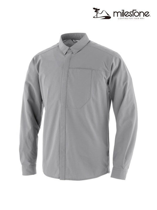 Daybreak Long Sleeve Shirt #オーバーキャスト｜milestone