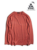 Men's RAW LW L/S Shirts #Smoked Pink [102223]｜STATIC