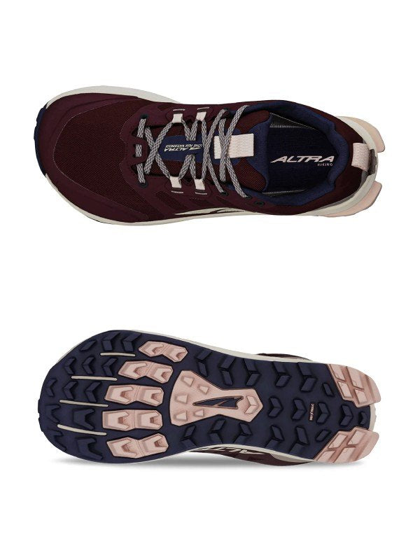Women's LONE PEAK 9 WP LOW W #MAROON [AL0A85PV6661M055]｜ALTRA