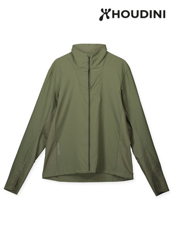 Men's Pace Wind Jacket #Sage Green [840005]｜HOUDINI
