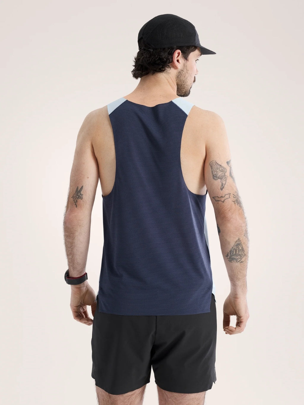 Norvan Downword Logo Tank #Alpine Blue / Dk Strat [X00001034402]｜ARC'TERYX