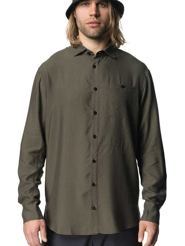 Men's Tree Longsleeve Shirt #Dawn Green [860008]｜HOUDINI