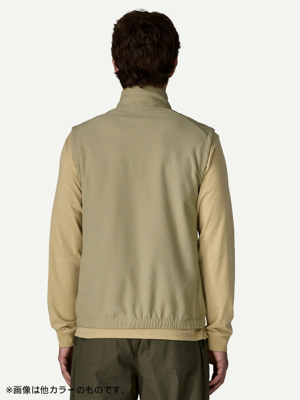 Textured Fleece Vest #BLK [23330]｜patagonia