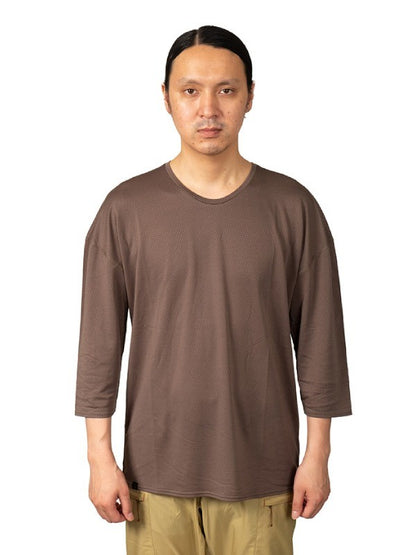 Uroko shirt, 3/4 sleeves #Nibiiro [041007]｜AXESQUIN