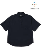 シアサッカーの半袖プルオーバーシャツ #カチイロ [21117]｜AXESQUIN