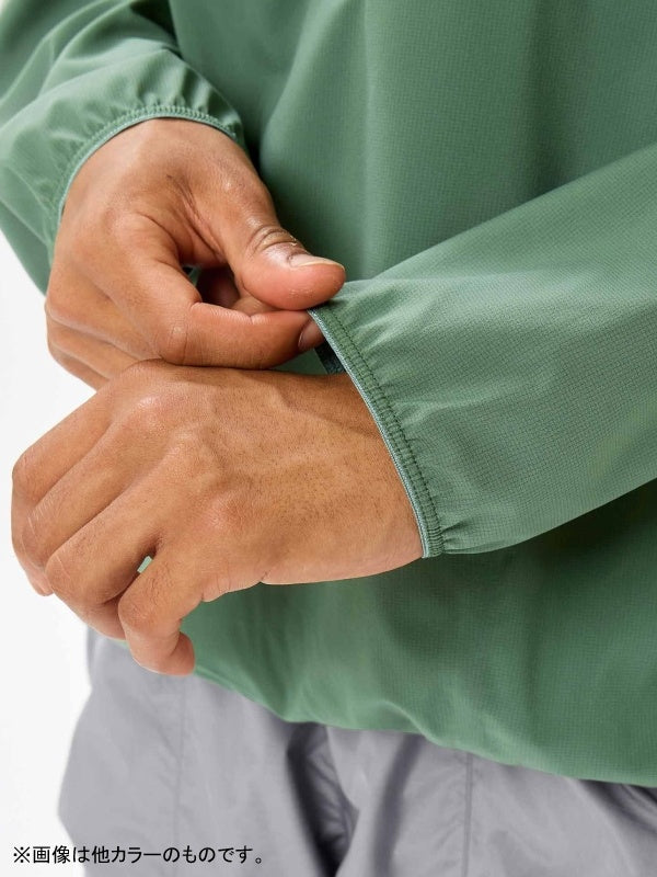 Floating Wind Shell Half Zip Pullover #BK [GM15102]｜GOLDWIN