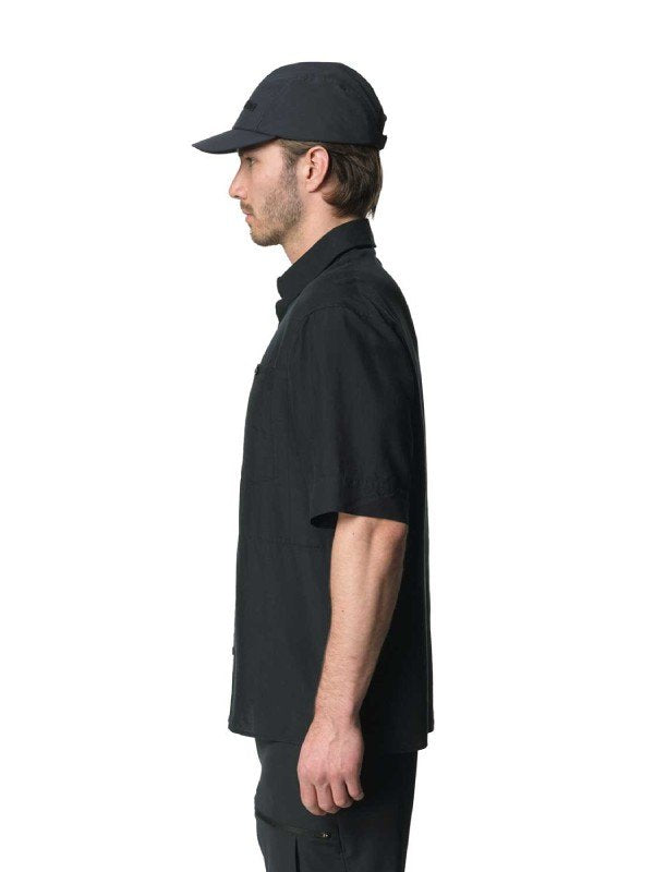 Men's Tree Shortsleeve Shirt #True Black Light [860051]｜HOUDINI