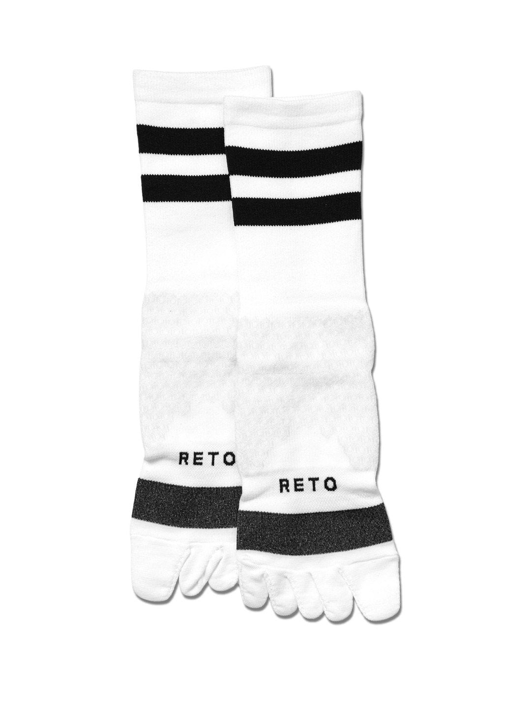 RUNNING SOCKS MIDDLE 5F #ホワイト｜RETO