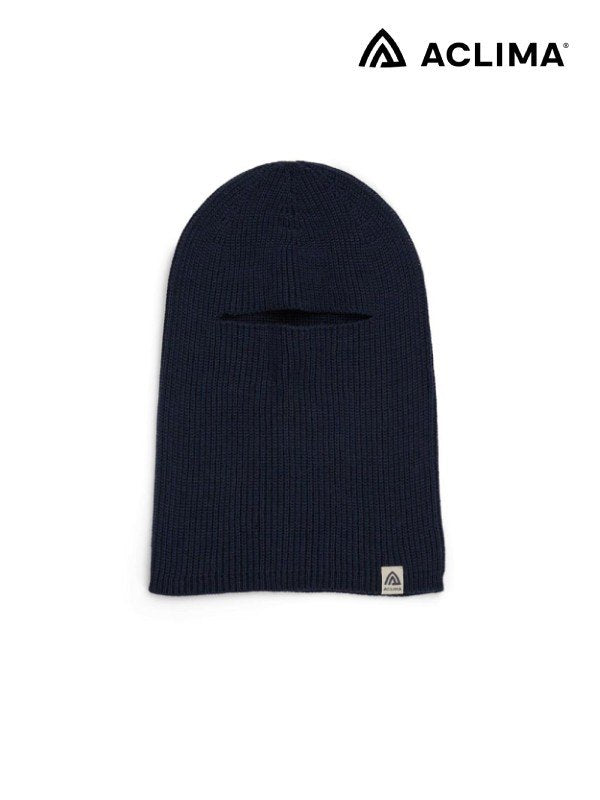 Flat Knit Balaclava Hat #Navy Blazer [109922]｜ACLIMA