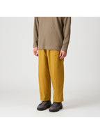 ヴィンテージナイロンのカーブパンツ #カラシイロ [022040]｜AXESQUIN