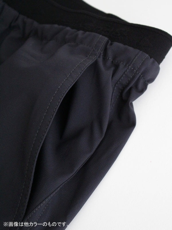 stretch rip pants #180/khaki [4152297]｜and wander