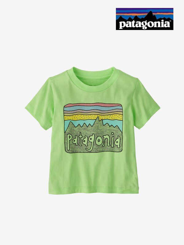 Baby Fitz Roy Skies T-Shirt #SALN [60421]｜patagonia【Outlet_40】