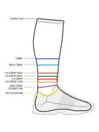 Maximum Protection Running 1/4Crew #Gray/Orange [1415]｜drymax