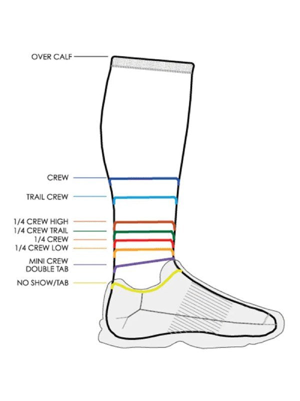 Maximum Protection Running 1/4Crew #Gray/Orange [1415]｜drymax