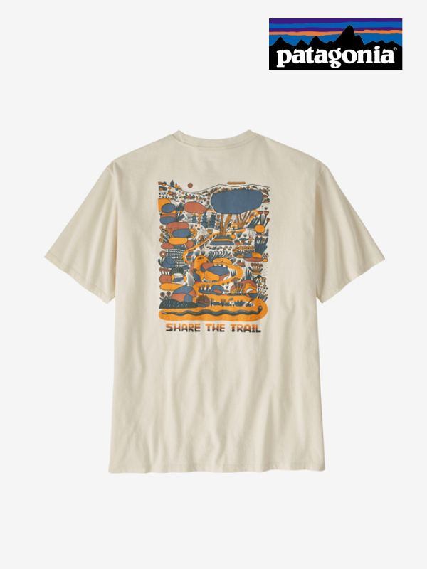 Men's Commontrail Pocket Responsibili-Tee #BCW [37772]｜patagonia