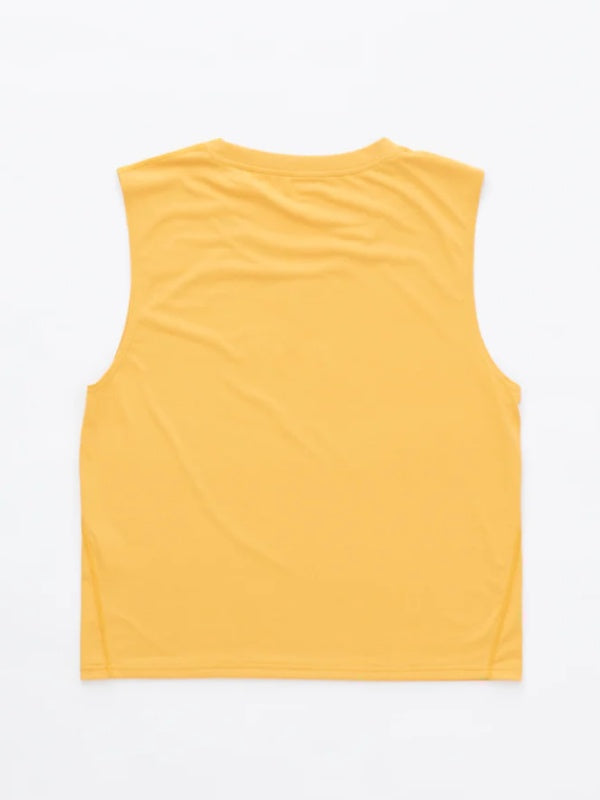 Apres Run Team-TANK TOP #YELLOW [PS241025] | PAPERSKY WEAR