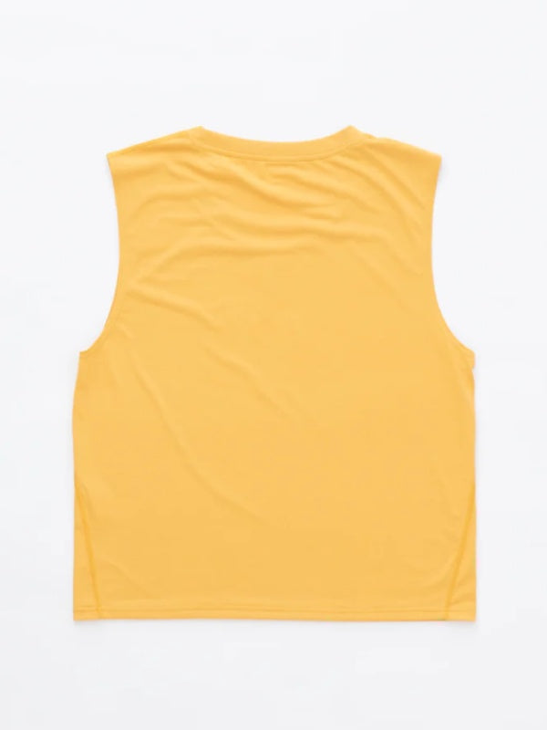 Apres Run Team-TANK TOP #YELLOW [PS241025]｜PAPERSKY WEAR【Outlet_30】