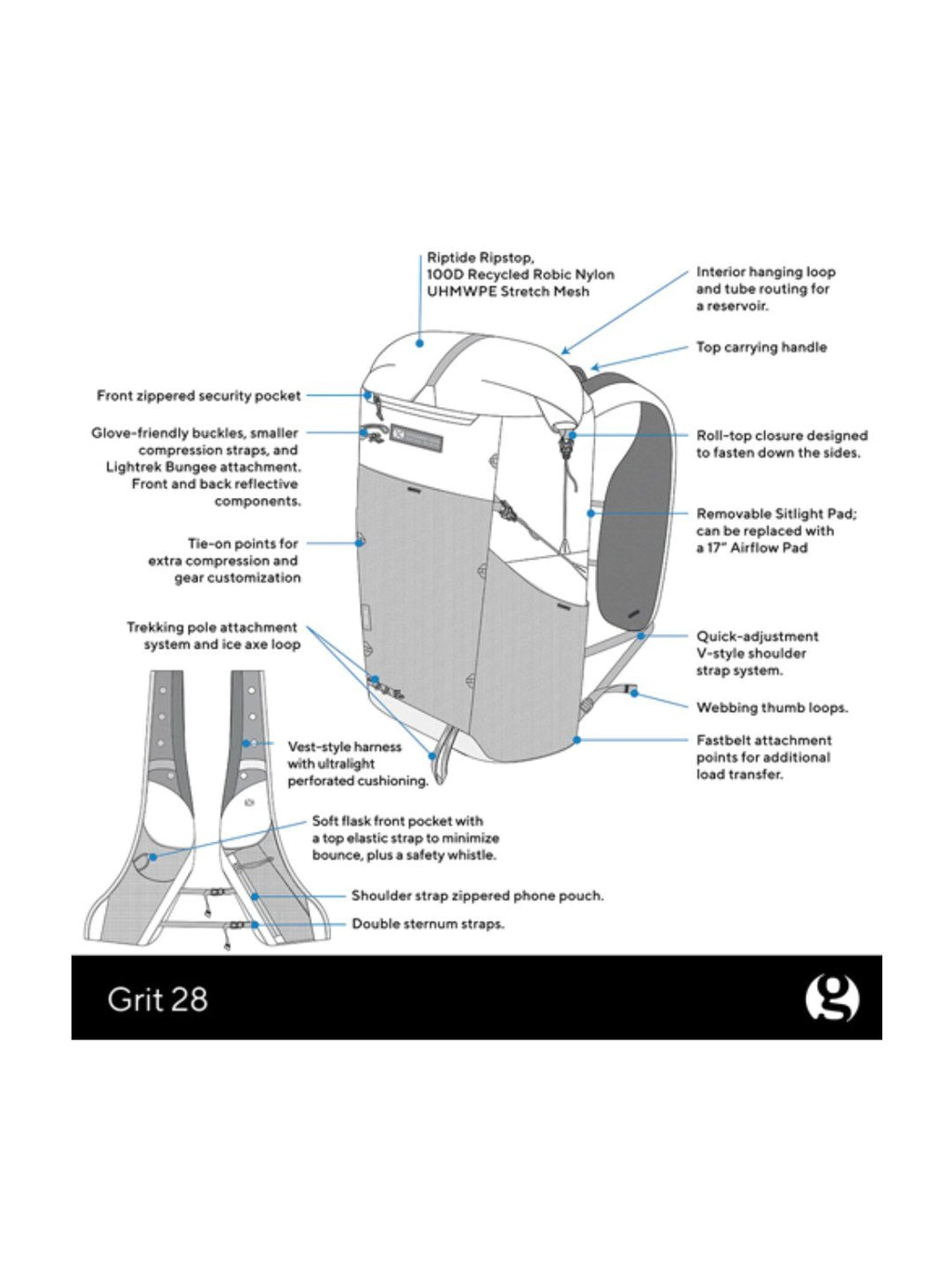Type II Grit 28 #Beige [GSCU0097-211]｜GOSSAMER GEAR