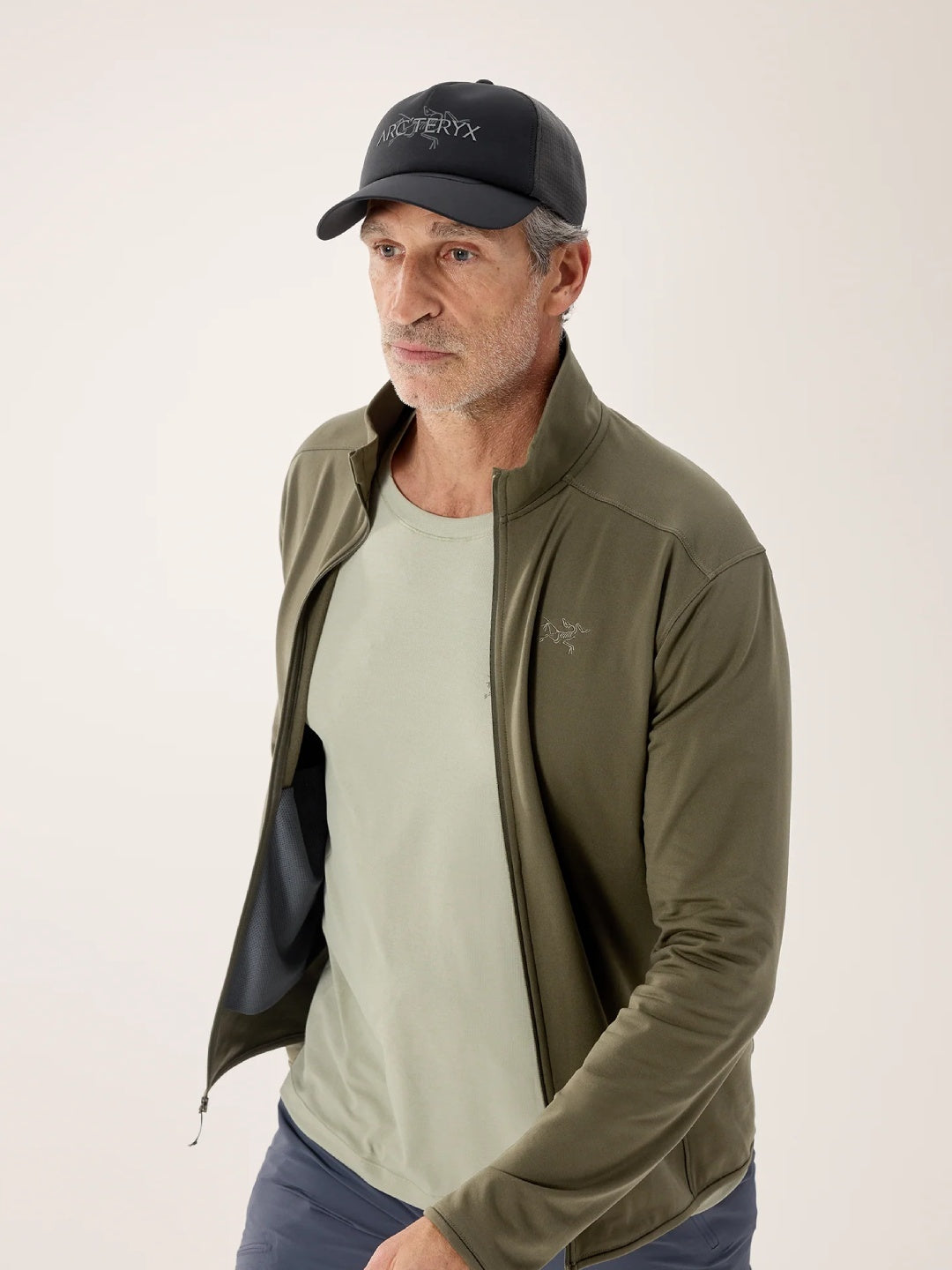 Bird Word Trucker Hat #Black / Cloud [X00000948804]｜ARC'TERYX