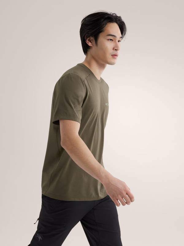 Cormac Arc'Bird Logo SS M #Tatsu Heather / Stone Green [X00000972105]｜ARC'TERYX