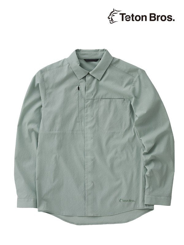 Chill L/S Shirt #Light Green [TB251-360103]｜Teton Bros.【Outlet_20】