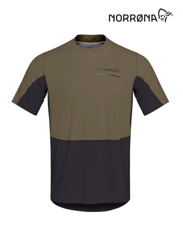 senja equaliser lightweight T-shirt (M) #Olive Night [5826-23]｜Norrona