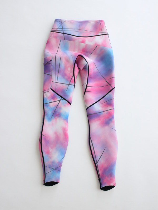 【訳あり】WATER PANTS #ピンクタイダイ/ブラック