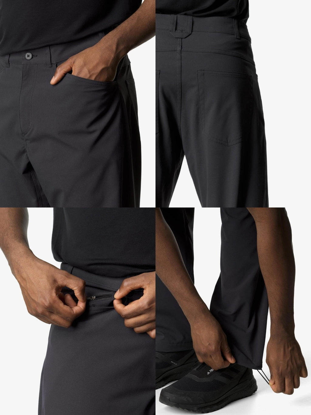 【Men】Men's Dock Pants #True Black [860081]｜HOUDINI