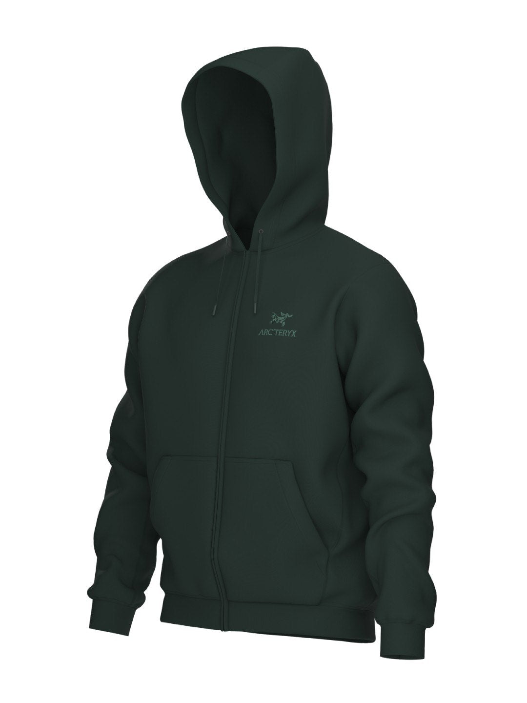 【Men】Emblem Fleece Full-Zip Hoody M #Dark Jade [X00000992909]｜ARC'TERYX