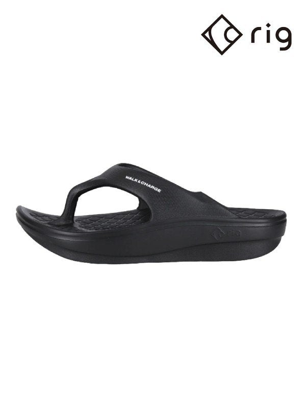 FlipFlop 2.0 #BLACK [RG0012BL]｜rig FOOTWEAR